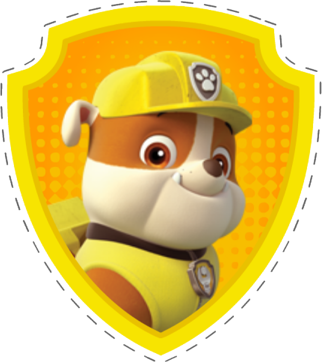 Passatempo Da Ana - Rubble Paw Patrol Png (646x726), Png Download
