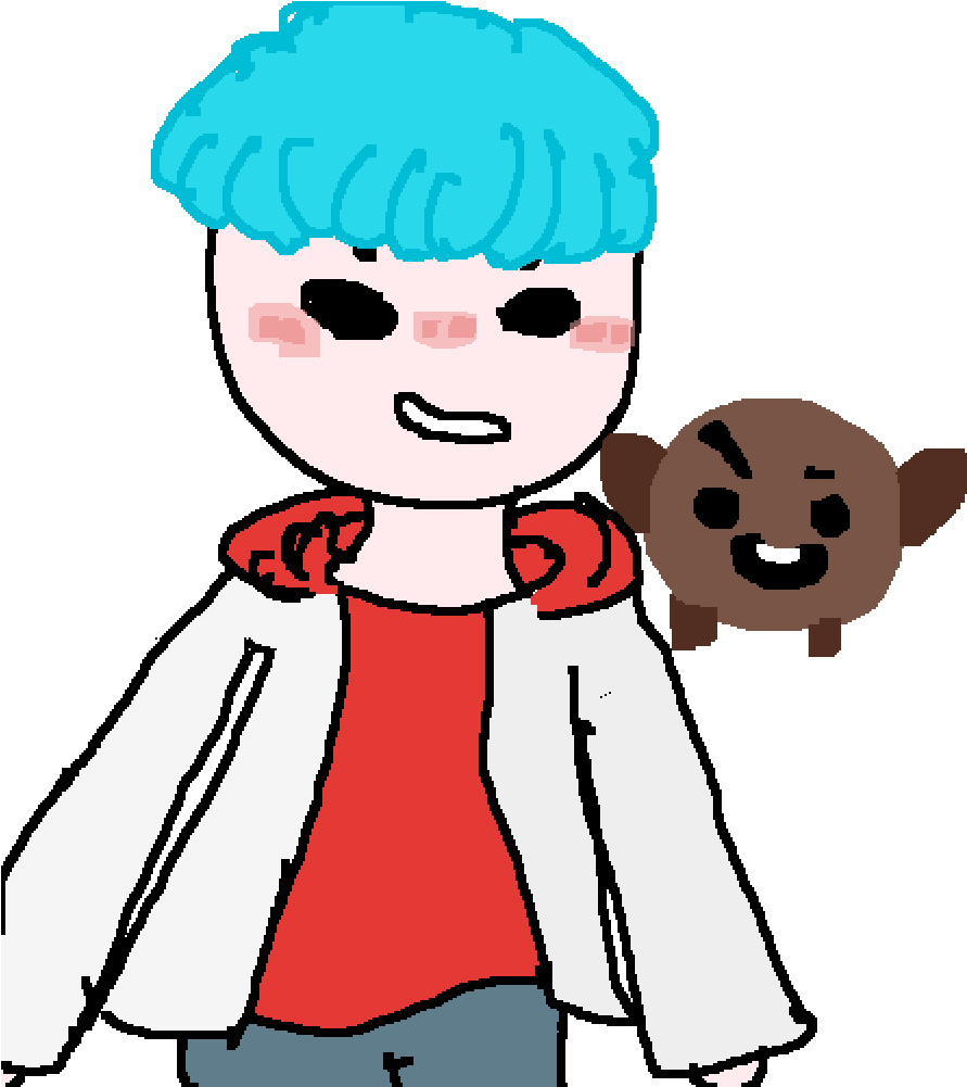 Suga And Shooky - Cartoon (1000x1000), Png Download