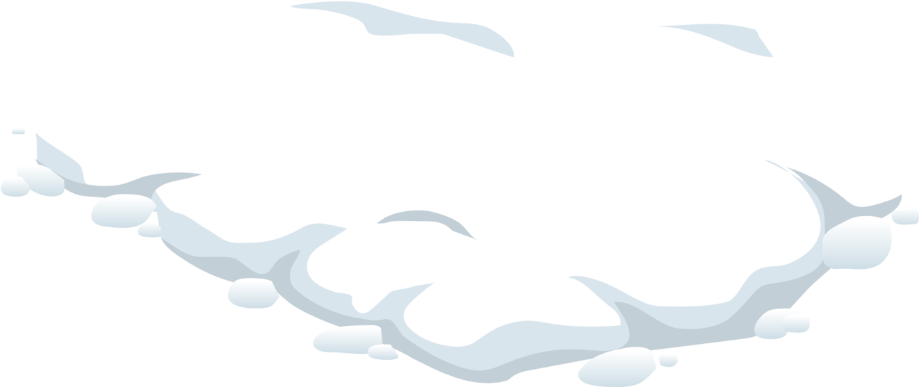 How To Set Use Alpine Landscape Snow Rubble Clipart (600x252), Png Download