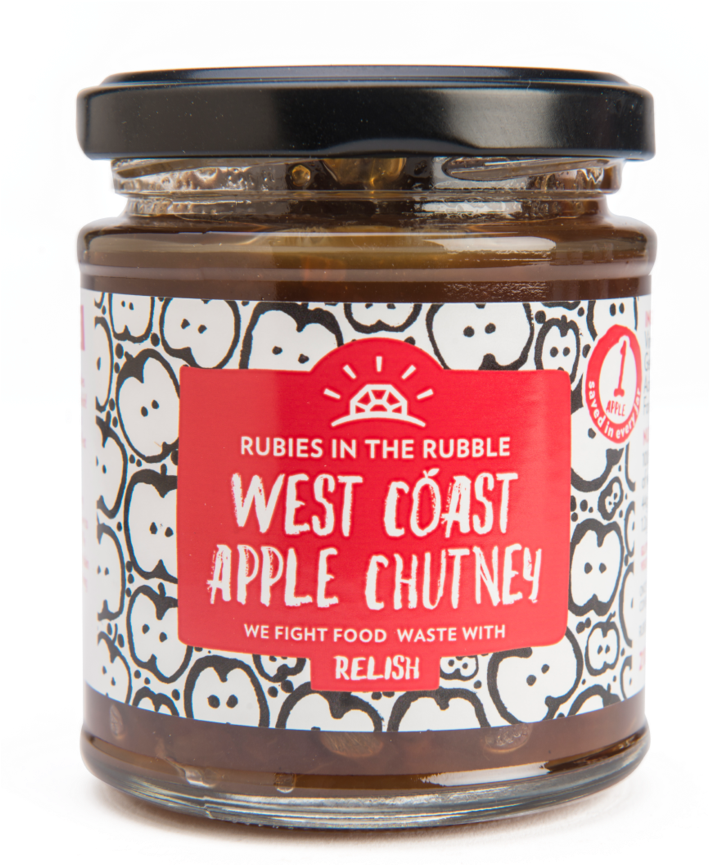 West Coast Apple - Rubies In The Rubble - London Piccalilli 190 G (734x1024), Png Download