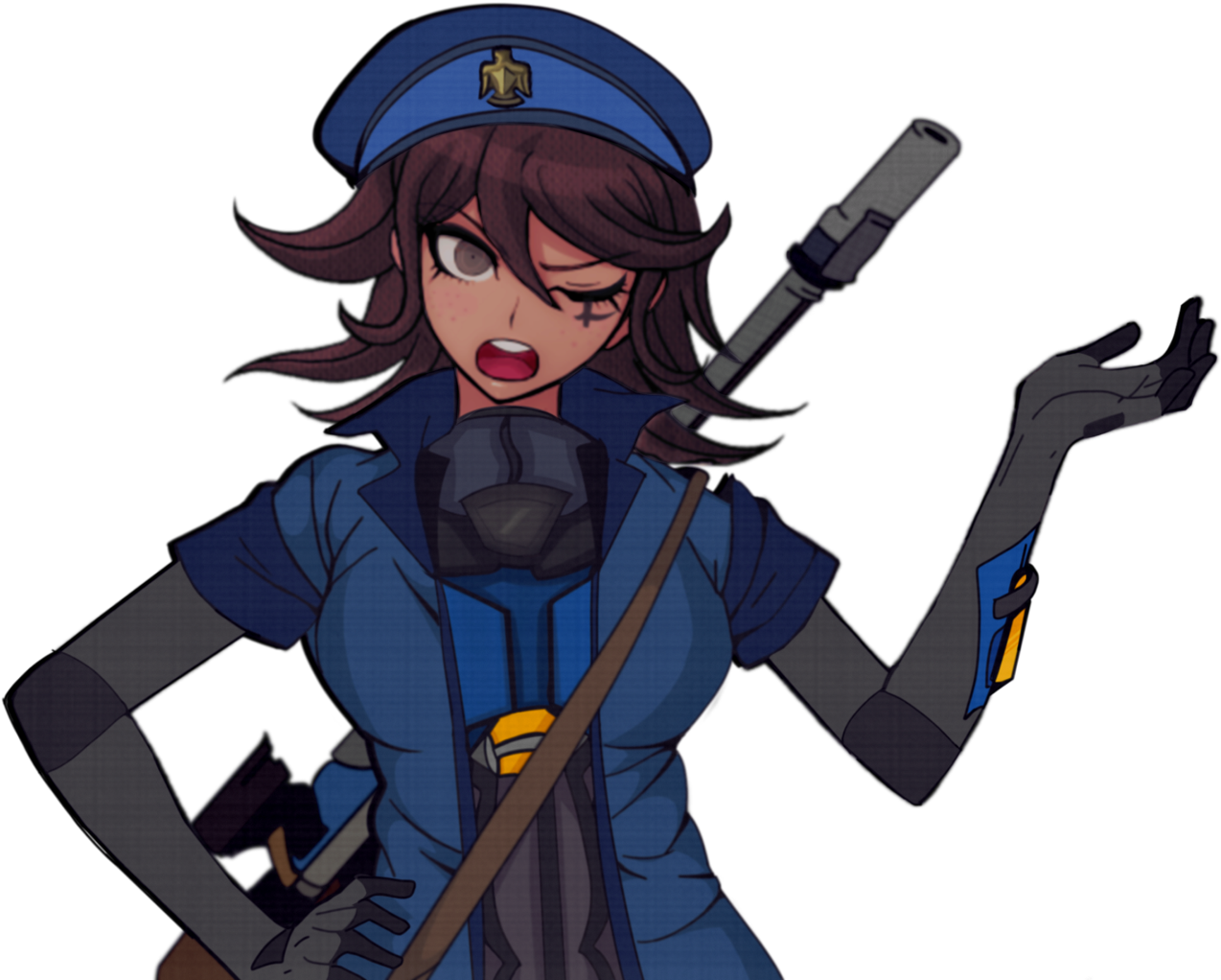 Overwatch Au 2/ Akane, Mikan, Ibuki And Peko As Ana, - Peko Pekoyama Sprite Edits (1280x1280), Png Download
