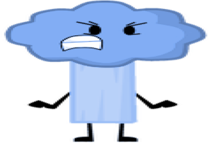 Short Blue Broccoli - Bfdi Broccoli (433x293), Png Download
