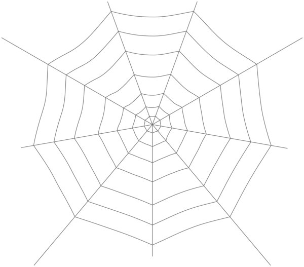 Spider Web Png Clip Art Image - Spider Web (600x527), Png Download