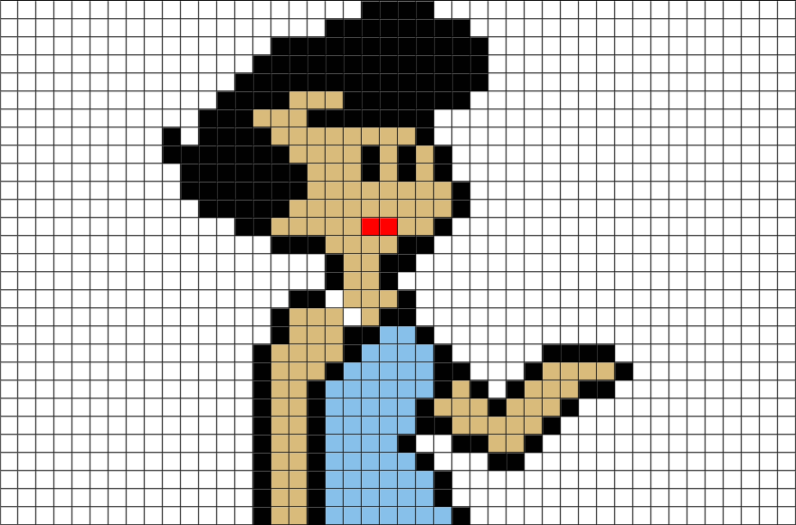 Flintstones Pixel Art (880x581), Png Download