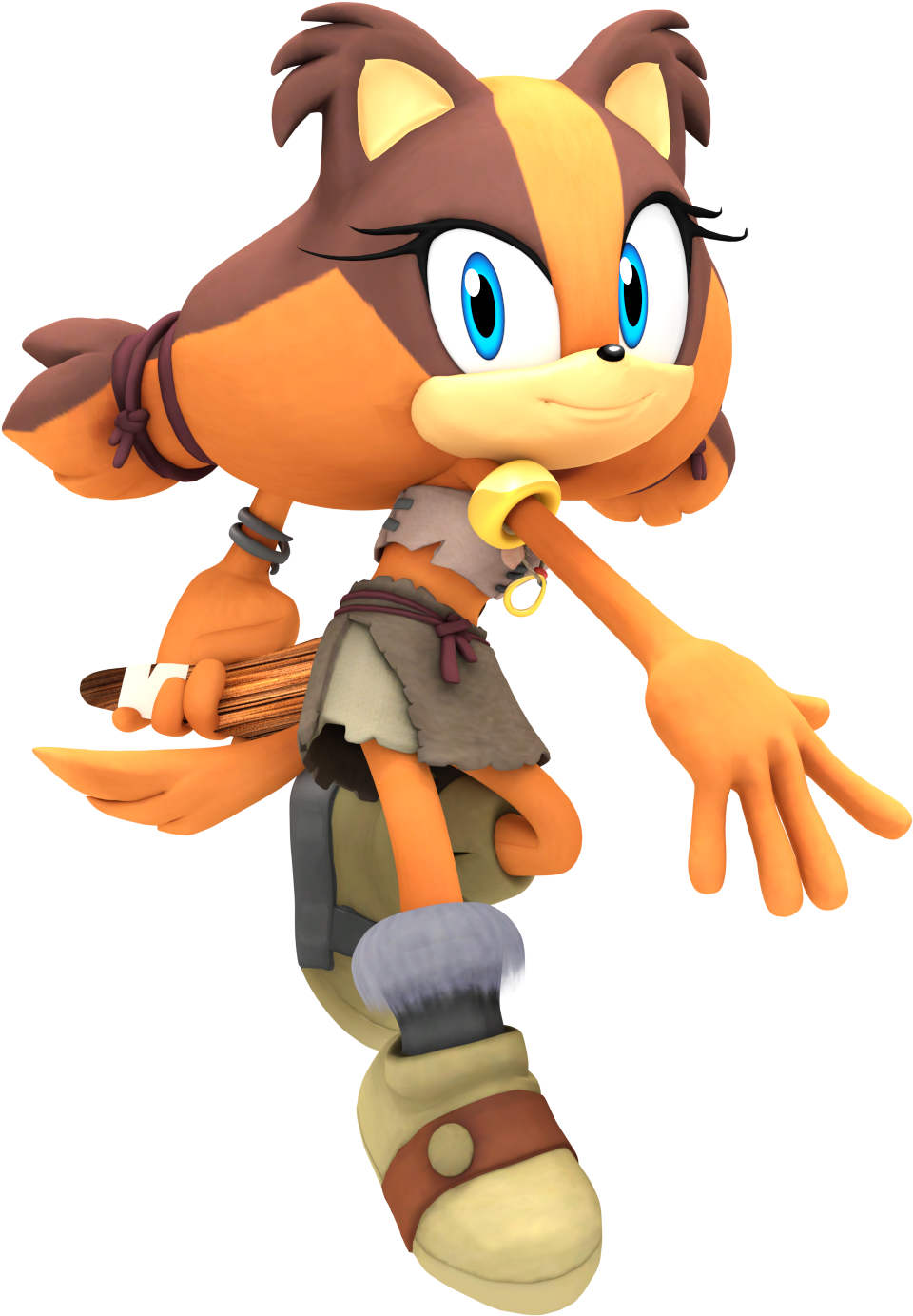 Sonic Boom Sticks - Sonic Boom Sticks The Badger (978x1440), Png Download
