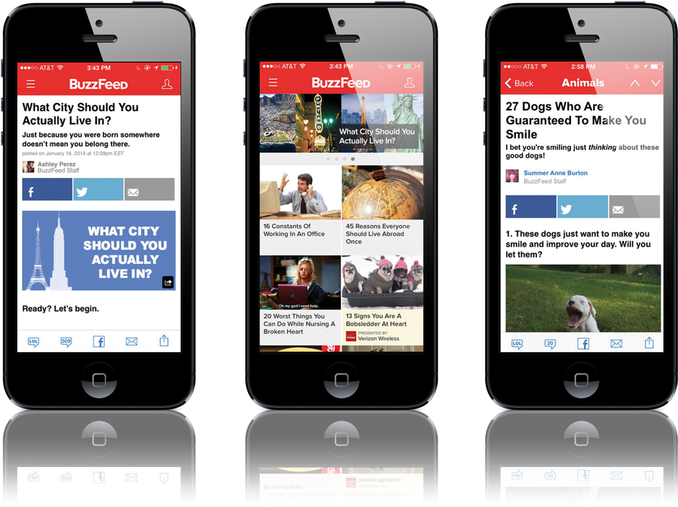 Buzzfeed Buzzfeed Iphone App - Dbs Paylah (1000x822), Png Download