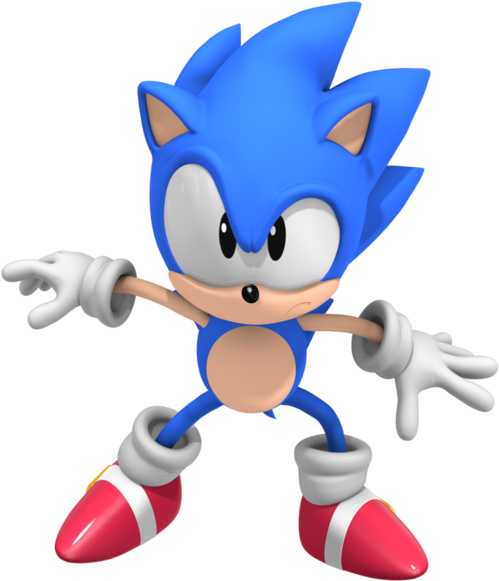 Classic Sonic Cd Pose By Nibroc-rock On Deviantart - No Nut November Memes (894x894), Png Download