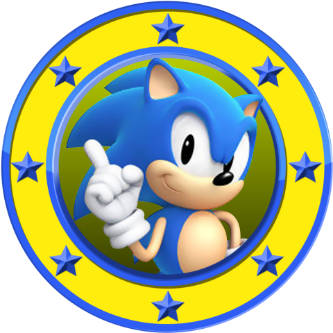 Classic Sonic - Sonic Generations (500x500), Png Download