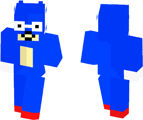 Sanic - Tobey Maguire Spiderman Minecraft Skin (584x497), Png Download