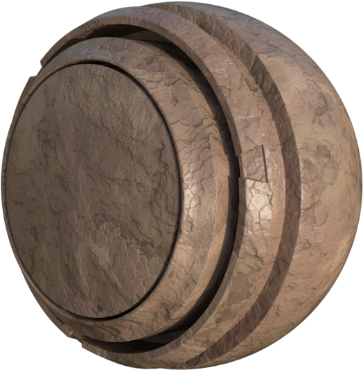 Cliff Rock Render V2 - Wood (1000x1000), Png Download