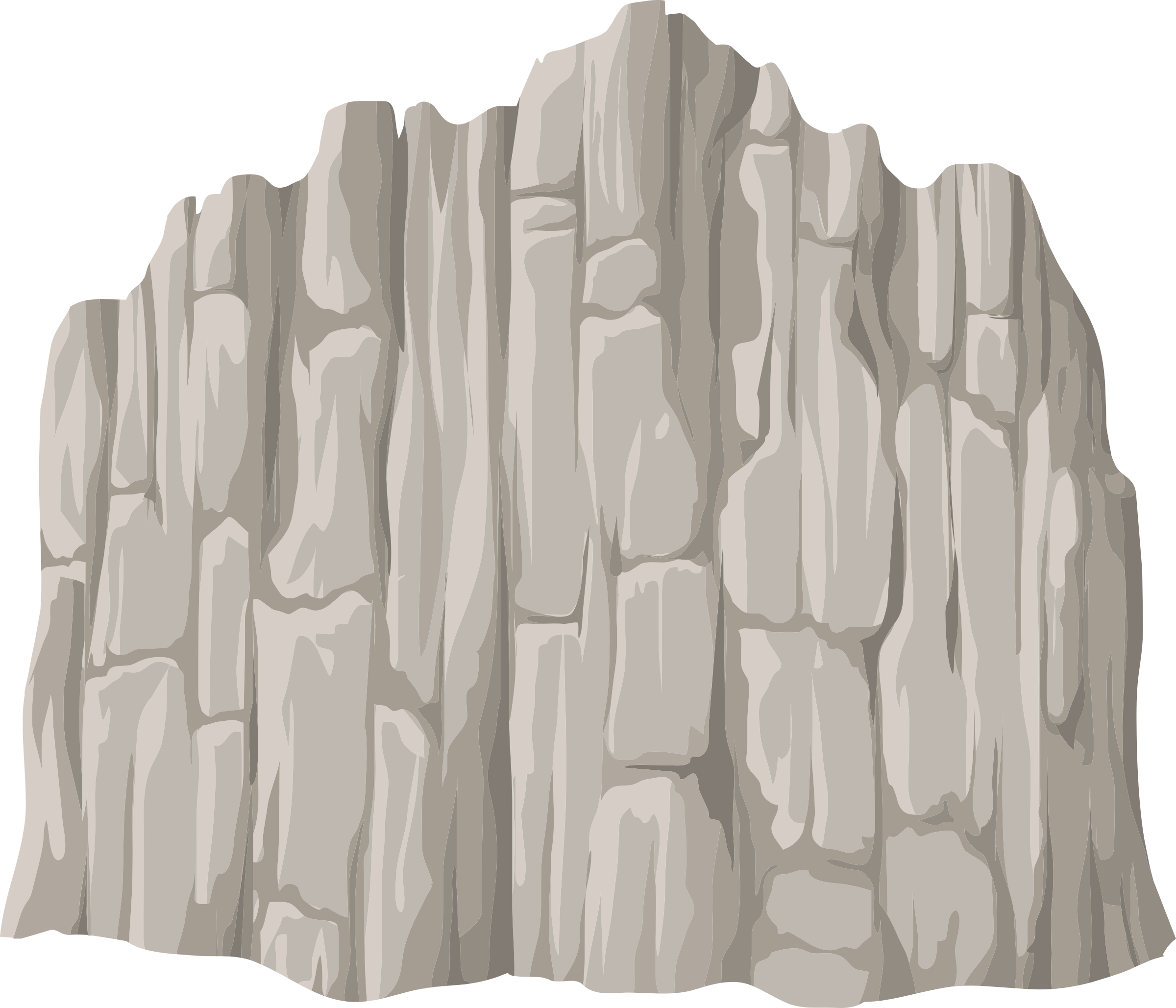 This Free Icons Png Design Of Alpine Landscape Cliffside (2400x2057), Png Download