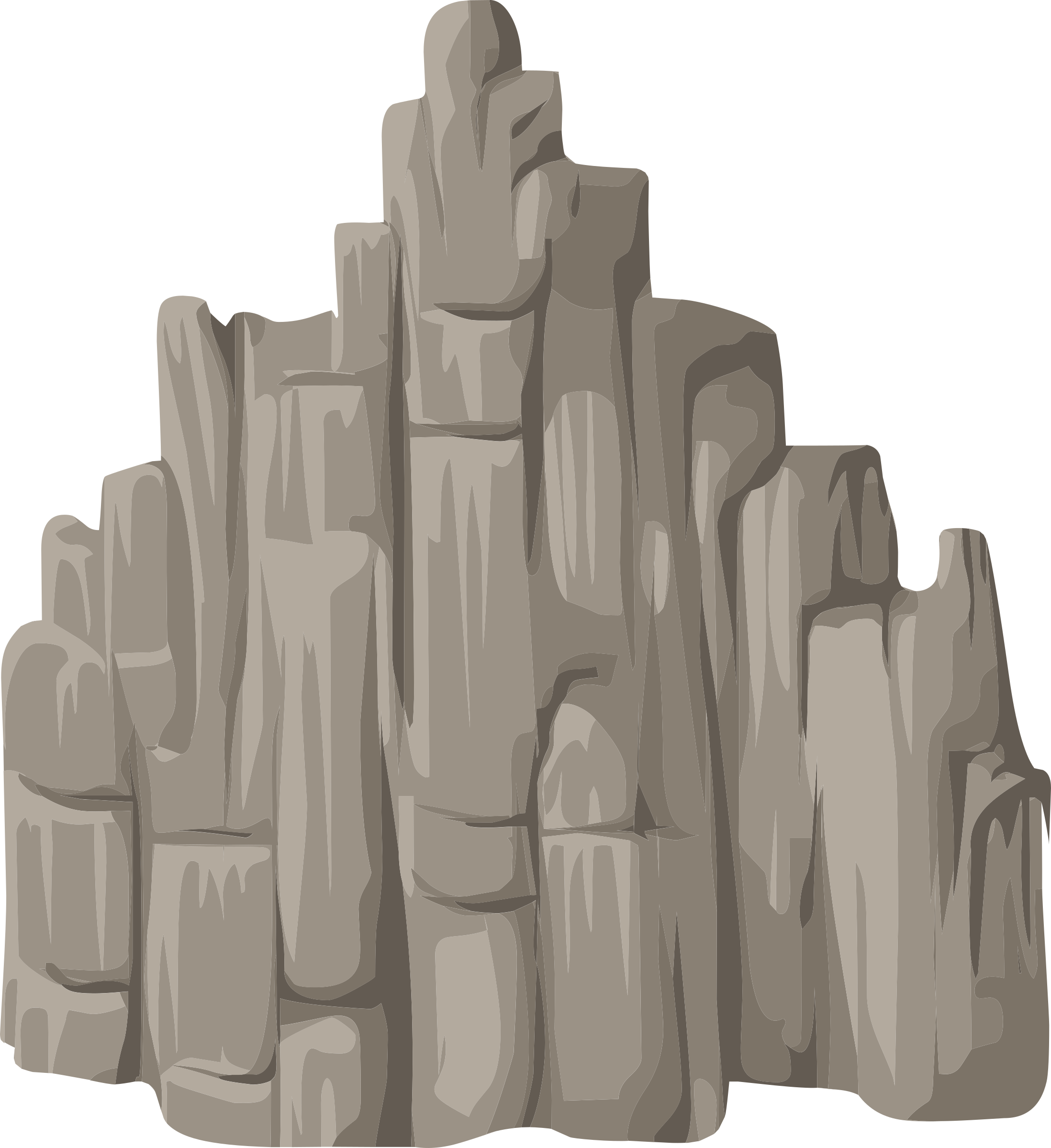 This Free Icons Png Design Of Alpine Landscape Cliff (2196x2400), Png Download