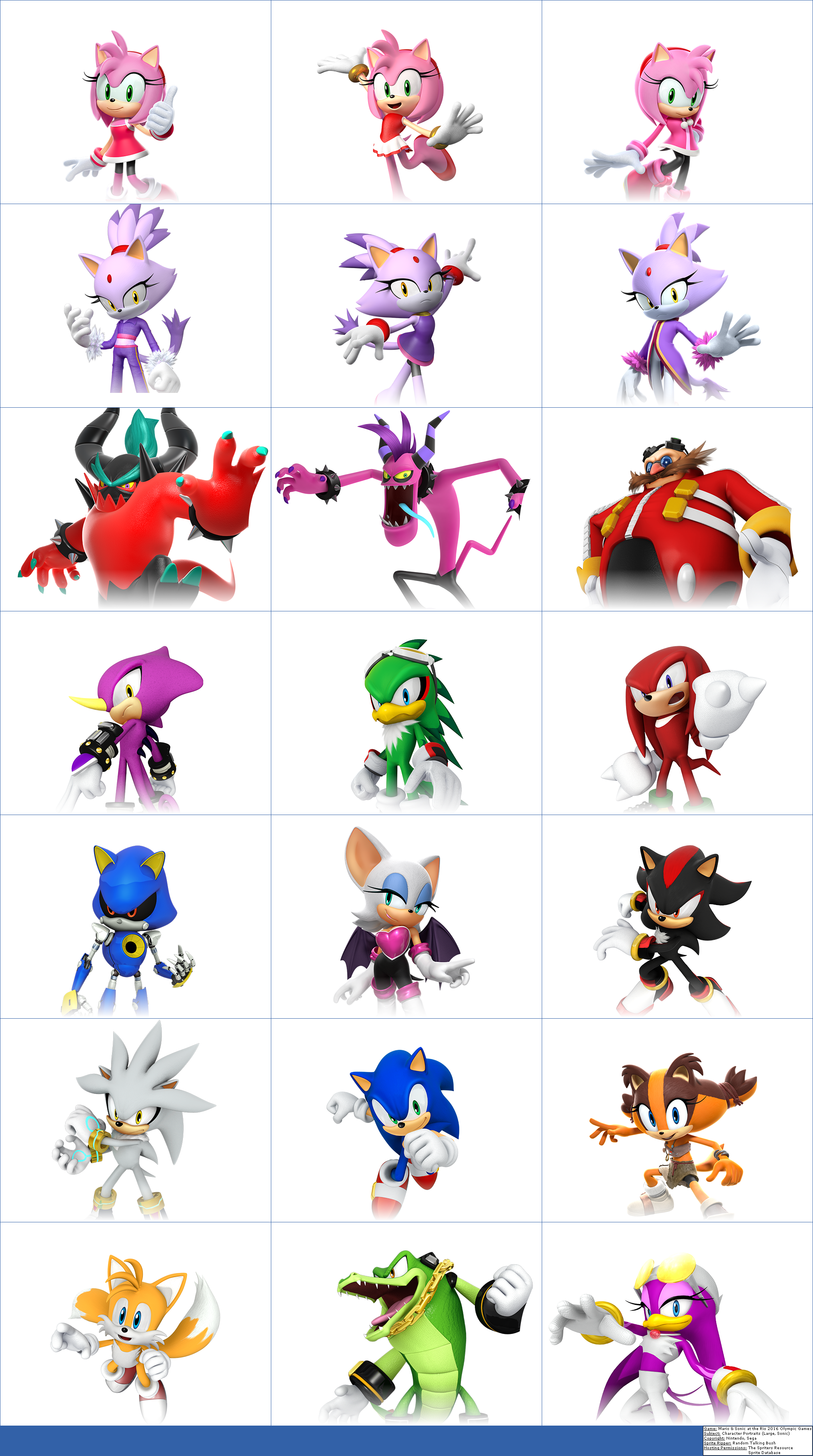 Click For Full Sized Image Character Portraits - Sonic At The London 2012 (2032x3639), Png Download