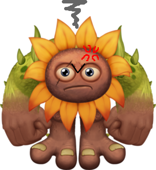 I Said I Fell Off A Cliff - My Singing Monsters Dawn Of Fire Adult Monsters (540x590), Png Download