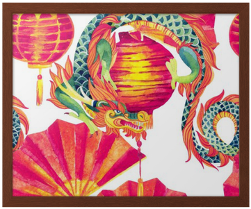 Chinese Dragon Watercolor Seamless Pattern - Arte Da Guerra - O Tratado Militar Mais Antigo Do Mundo (400x400), Png Download