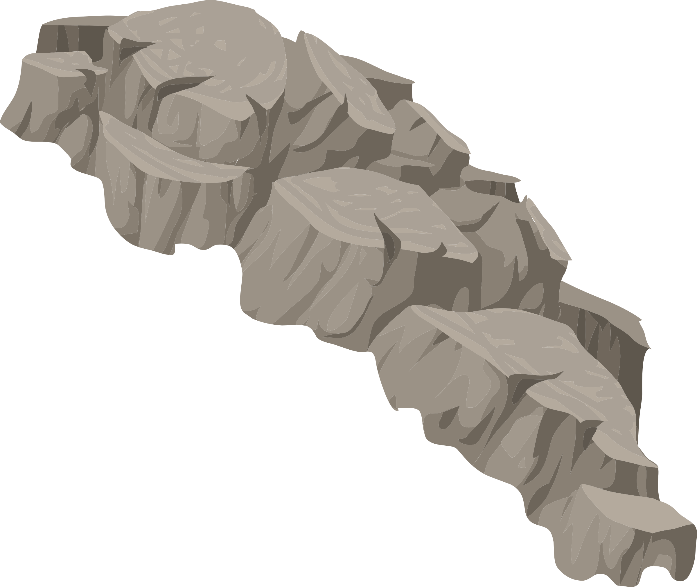 This Free Icons Png Design Of Alpine Landscape Cliff (2400x2023), Png Download