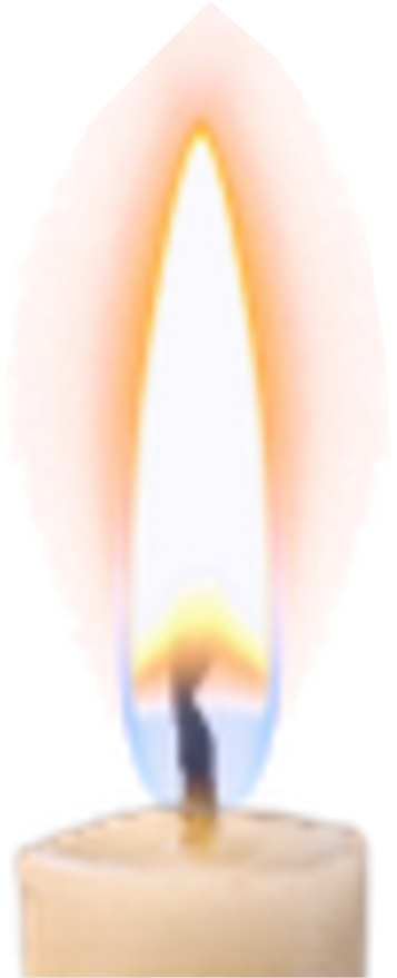 Llama Vela Png - Llama De Velas En Png (357x879), Png Download