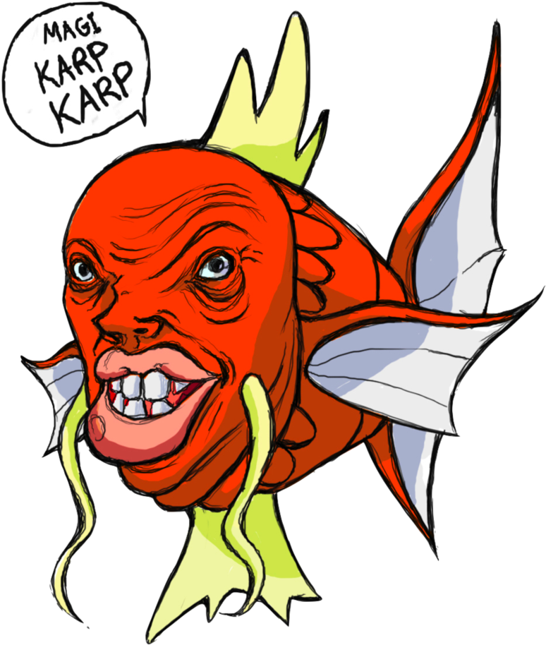 By Pragmaticinsanity On Deviantart - Magikarp Lol (806x992), Png Download
