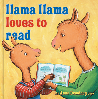 Hardcover On Sale Now - Llama Llama Loves To Read (500x500), Png Download