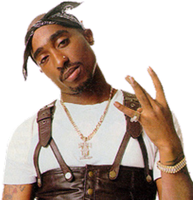 Mrs - Mak - Tupac Leather Suspender Vest (400x400), Png Download