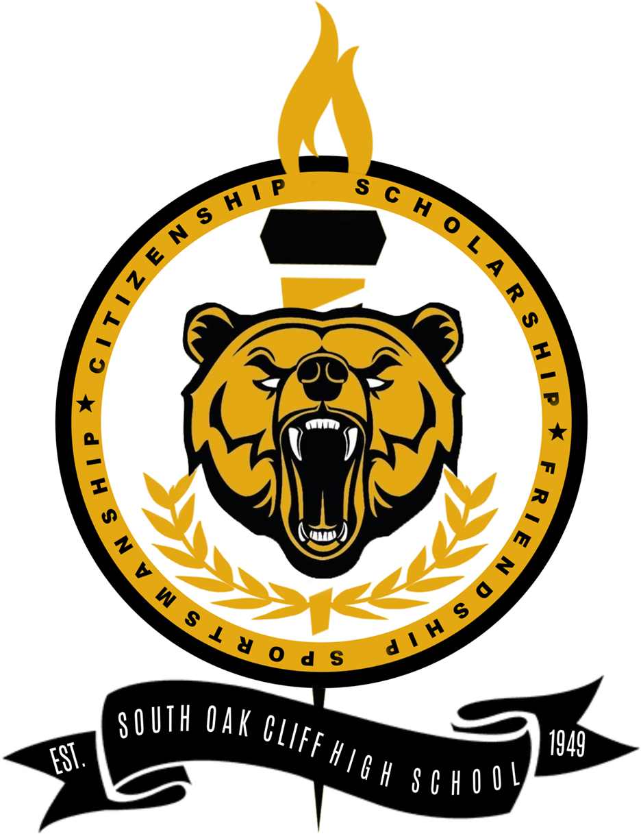 South Oak Cliff High School / South Oak Cliff High - Illustration (950x1229), Png Download