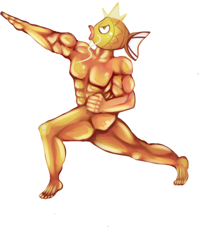 Buff Magikarp Magikarp Used Fly By Daintyfay-da4gwwi - Buff Magikarp (837x955), Png Download