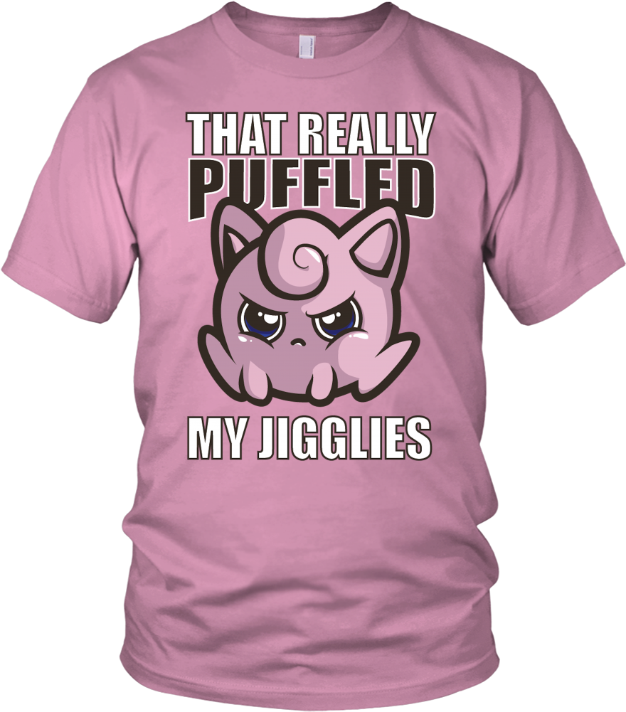 Pokemon Jigglypuff That Really Puffled My Jigglies - All Woman Brands Black Cat Crossing Path Funny Halloween (1000x1000), Png Download