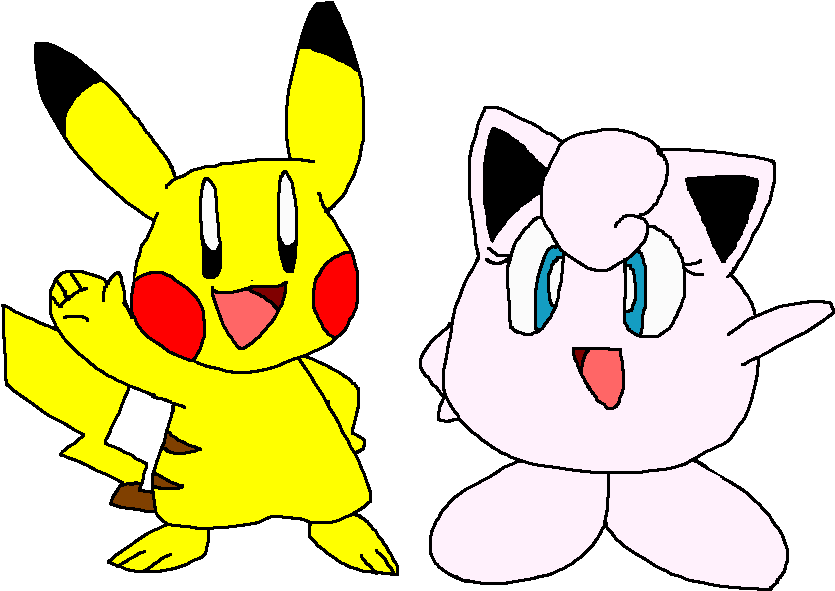 Pikachu And Jigglypuff Are Best Friends By Pokegirlrules - Pikachu And Jigglypuff Pokegirlrules (885x622), Png Download