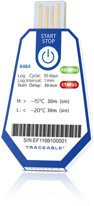 Traceableone™ Single-use Datalogging Thermometer - Data Logger (500x500), Png Download