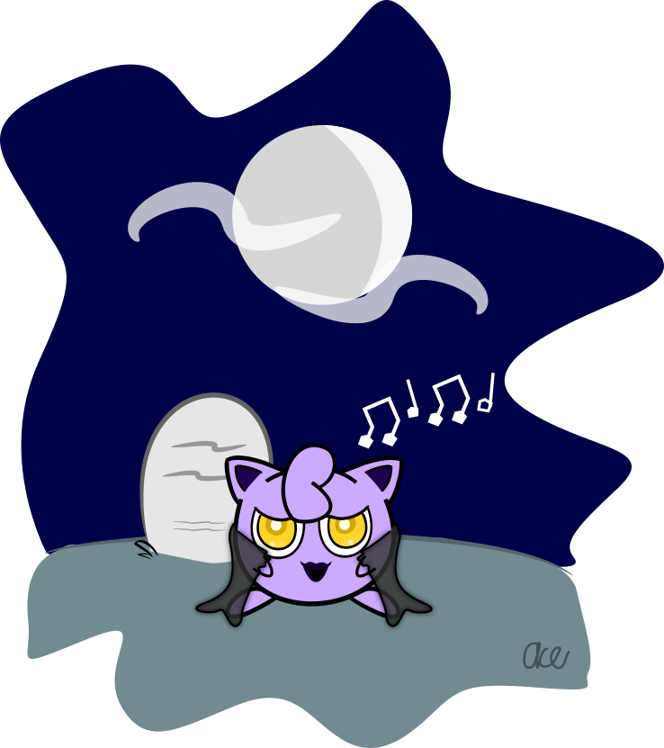 Artdoodled My Ghost Jigglypuff - Cartoon (738x831), Png Download