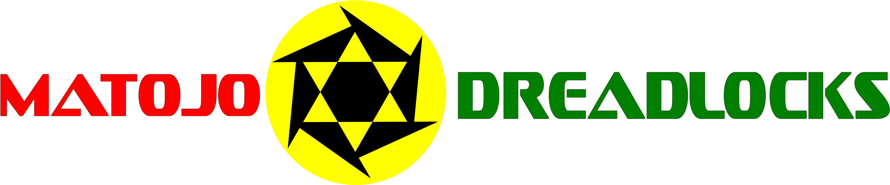 Matojo Dreadlocks (3814x769), Png Download