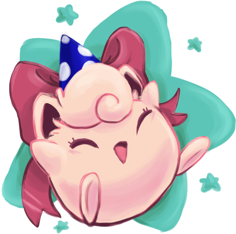 Birthday Jigglypuff By Addsomepurple - Jigglypuff Birthday (894x894), Png Download