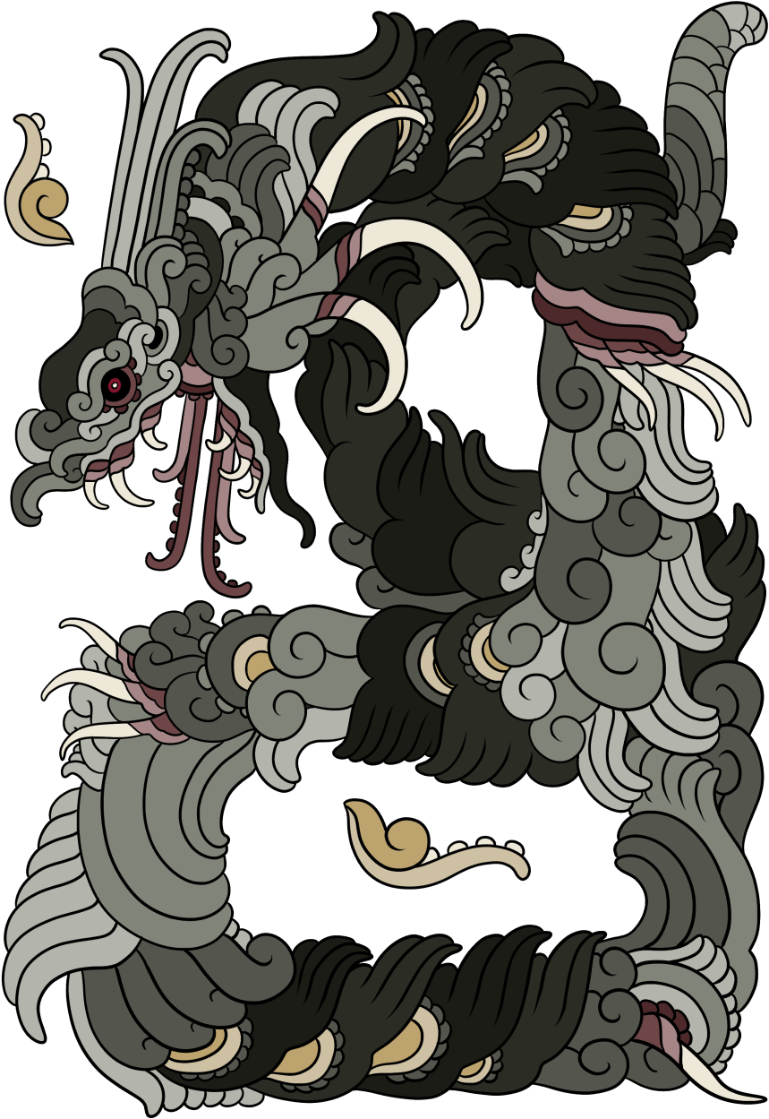 Mega Rayquaza Pokemayan Commission For Knife 0f Dunwall - Rayquaza Maya Style (900x1272), Png Download