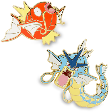 2-pack Magikarp Gyarados - Pokemon Magikarp And Gyarados (430x430), Png Download