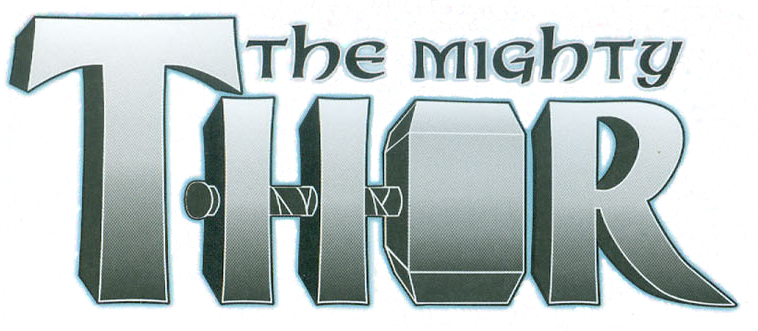 Mighty Thor Vol 2 Logo - Marvel Thor Logo Png (758x331), Png Download