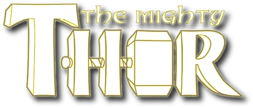 The Mighty Thor Logo - Mighty Thor Logo Png (516x239), Png Download