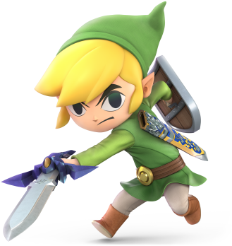 Preview Art - Toon Link Smash Ultimate (350x350), Png Download