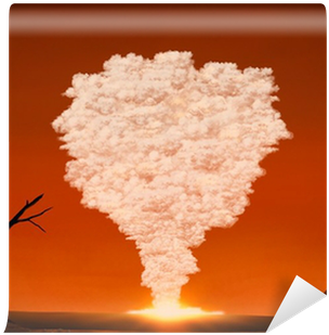 Mushroom Cloud From A Large Explosion In The Desert - Mushroom Cloud (400x400), Png Download