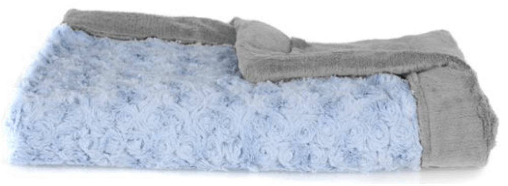 Quick View - Saranoni - Swirl/lush Receiving Blanket - Light Blue/gray (1000x1000), Png Download