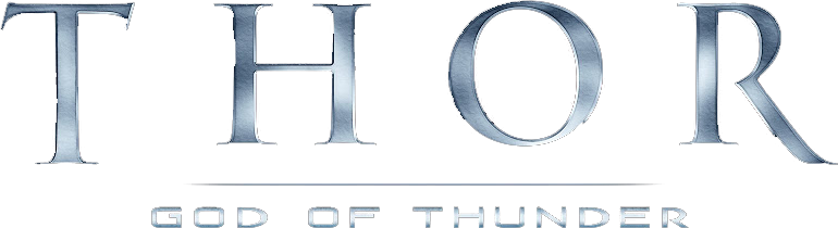 Mjolnir, Mmighty Thor - Thor Movie Logo Png (770x210), Png Download
