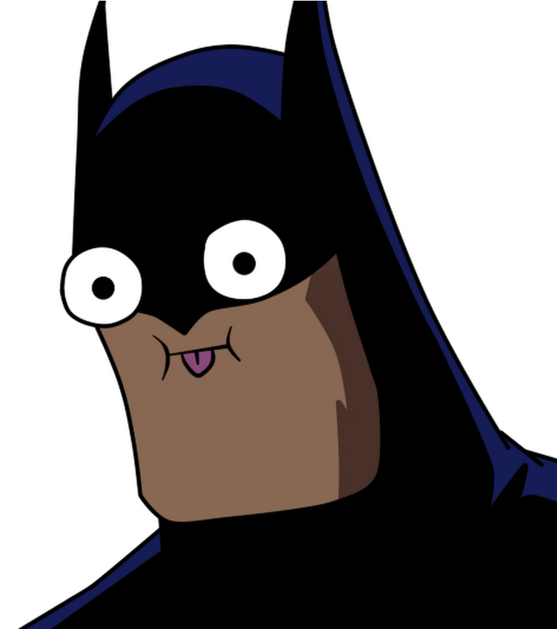 Source - - Derp Batman Png (534x544), Png Download