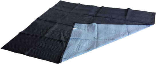 Economy Moving Blankets - Open Blanket (600x338), Png Download