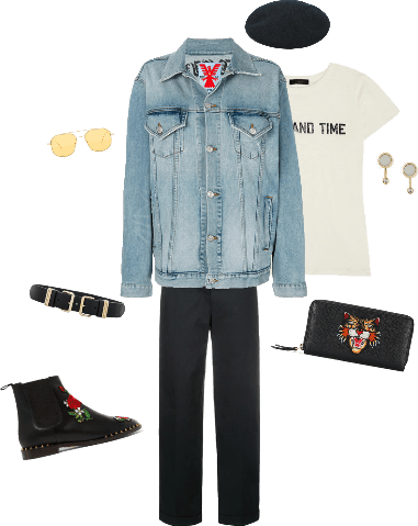 Taehyung Inspired Outfit - Taehyung Gucci Outfits Inspired (381x479), Png Download