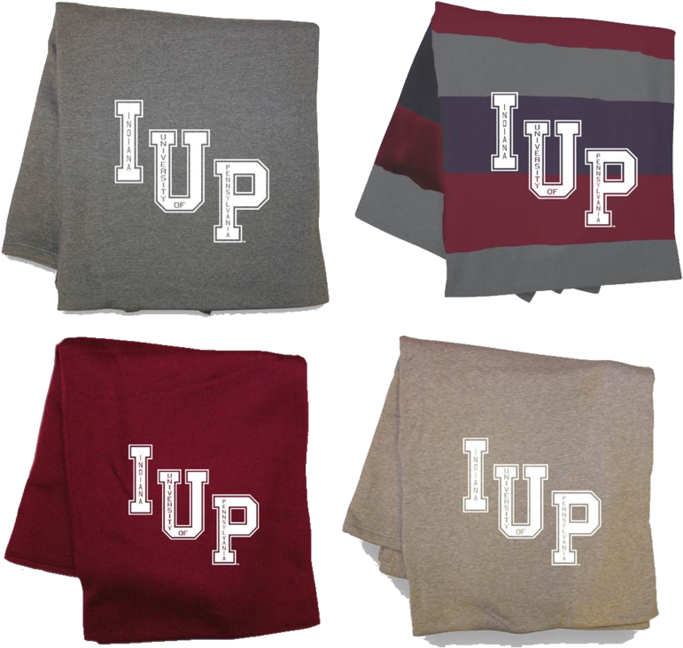 Blanket, Sweatshirt Style, Iup Block Letters - Blanket (800x800), Png Download