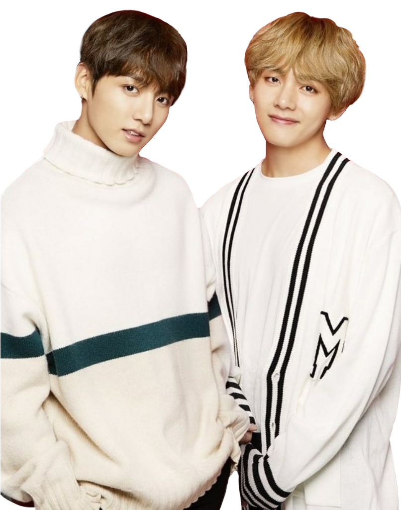 Transparent Jungkook Taehyung Vector Library - Taehyung And Jungkook (1024x1024), Png Download