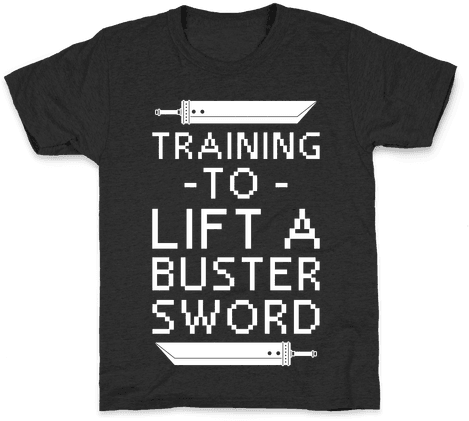 Training To Lift A Buster Sword Kids T-shirt - Twenty One Pilots Hiatus Merch (484x484), Png Download