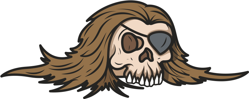 Drawing Eye Skull - Funny Skull Pirate Tote Bag I878r (800x800), Png Download