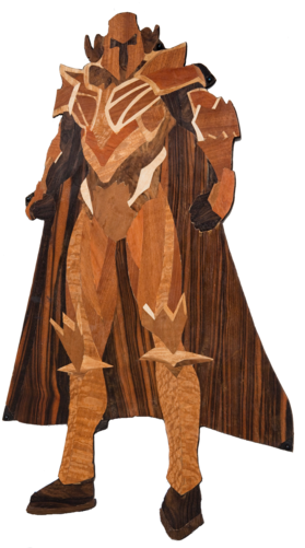 Ares By Henrik Schrat - Embroidery (295x500), Png Download