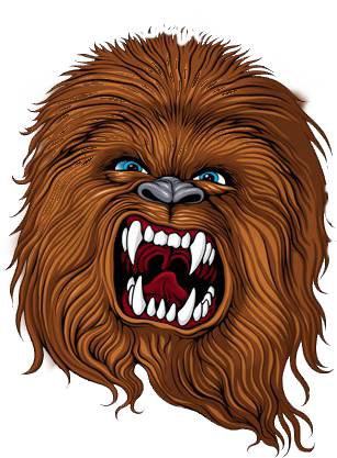 Chewbacca Maximize - Frontal - Roar (738x850), Png Download