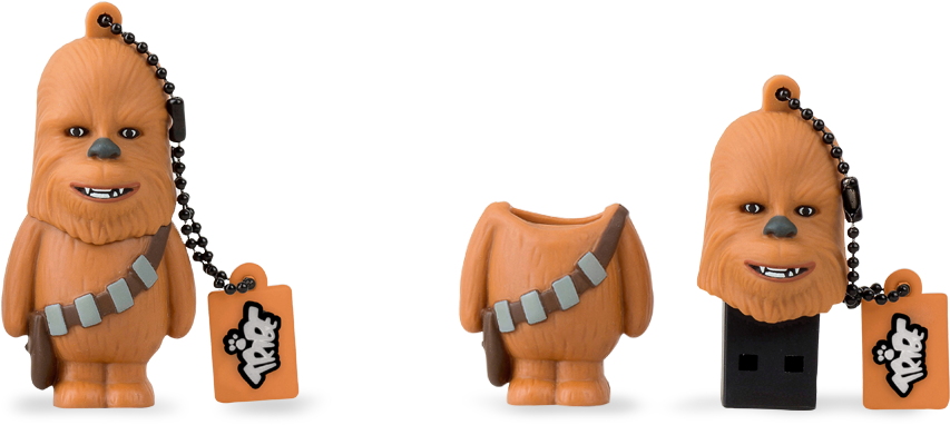 Star Wars Usb Flash Drive Chewbacca *sale* - Starwars Chewbacca - 8gb (900x500), Png Download